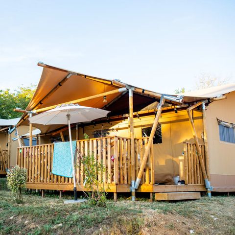 UNIEKE ACCOMMODATIE 5 personen - Lijster safari tent