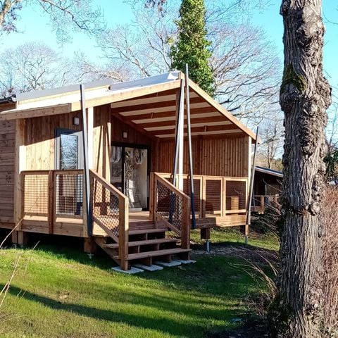 MOBILHOME 6 personnes - Chalet | Ultimate | 3 Ch. | 6 Pers. | Terrasse surélevée | TV