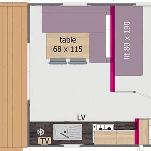 MOBILHOME 4 personas - Alto confort