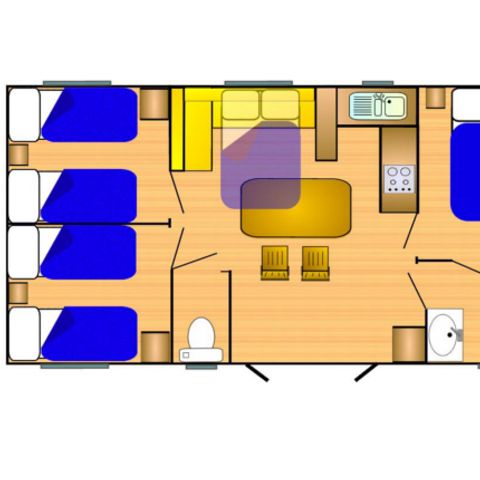 MOBILHOME 8 personas - Riviera 860-3 CD