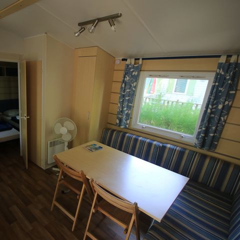 MOBILHEIM 6 Personen - Mobilheim | Classic XL | 3 Schlafz. | 6 Pers. | Einfache Terrasse