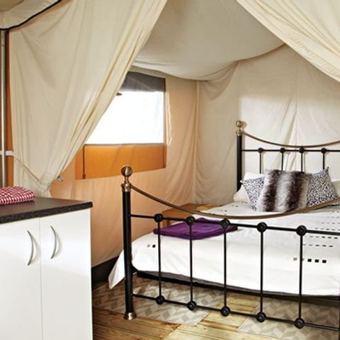 SAFARITENT 5 personen - Safari | 2 Slaapkamers | 4/5 Personen | Single Terras