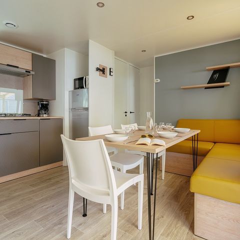 MOBILHOME 6 personnes - Mobil-home | Premium Azure | 3 Ch. | 6 Pers. | Terrasse surélevée