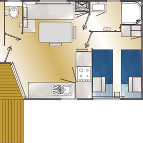 MOBILHOME 4 personas - PACÍFICO