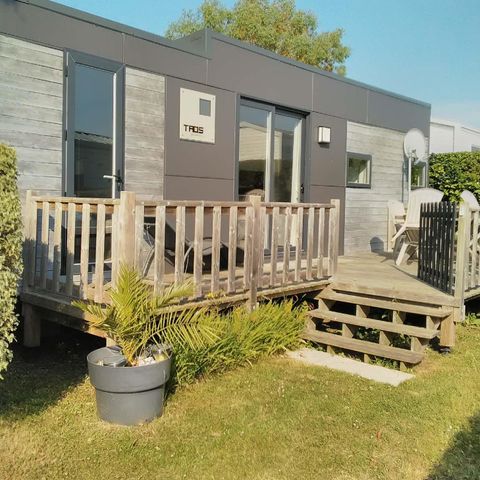 Stacaravan 4 personen - MOBIL-HOME TAOS 35M² met terras