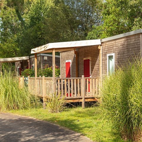 STACARAVAN 6 personen - Mobile-home | Comfort XL | 3 slaapkamers | 6 pers | Verhoogd terras | Airconditioning | TV