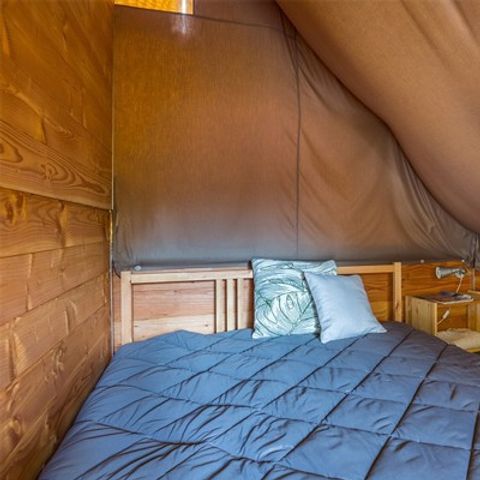 TENDA IN TELA E LEGNO 4 persone - Tenda Eco Lodge | 2 Camere da letto | 3/4 Pers. | Senza bagno