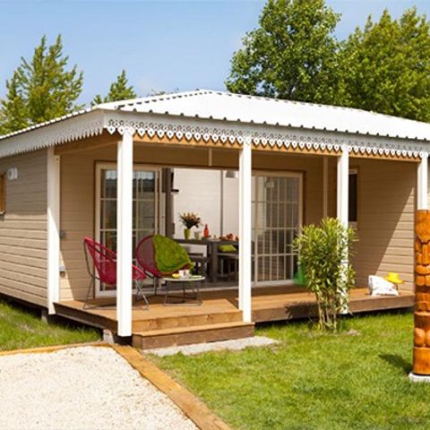 CHALET 7 Personen - Chalet | Comfort XL | 3 Zi. | 5/7 Pers. | Klimaanlage | TV