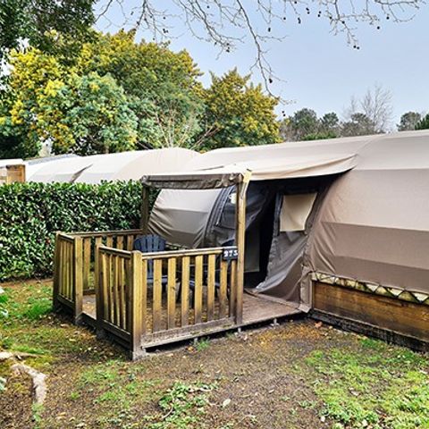 BUNGALOWTENT 8 personen - Ontdekkingsreizigerstent | 4 slaapkamers | 6/8 personen | Zonder badkamer