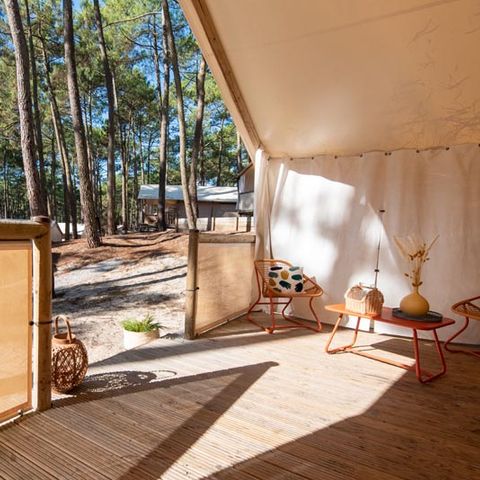 CANVAS AND WOOD TENT 4 people - Maasai Lodge