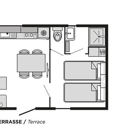 CASA MOBILE 4 persone - Olbia CONFORT climatizzato