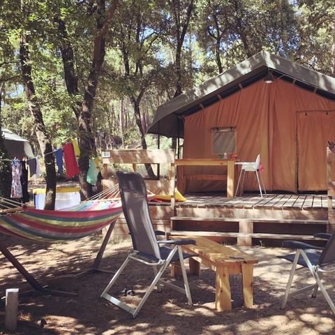 TENT 5 people - SAFARI LODGE L 2 rooms without sanitary facilities