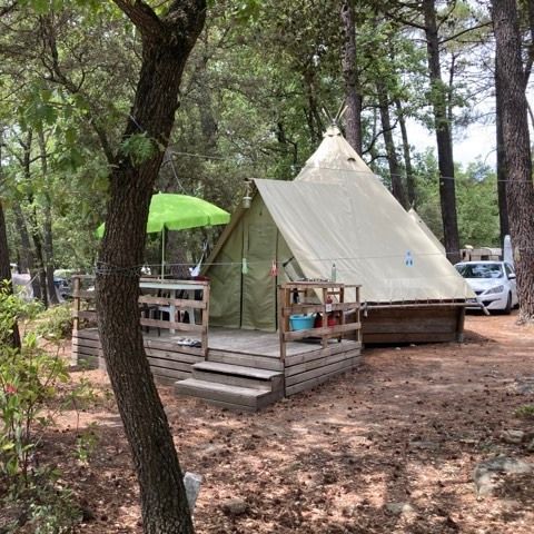 UNUSUAL ACCOMMODATION 4 people - TIPI 2 rooms without sanitary facilities