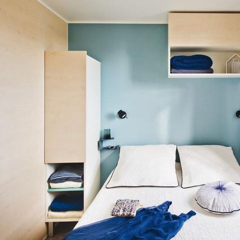 Stacaravan 4 personen - 2 slaapkamers + airconditioning