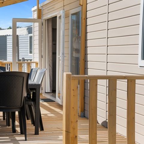 MOBILHOME 4 personnes - Comfort XL | 2 Ch. | 4 Pers. | Terrasse Couverte | Clim.