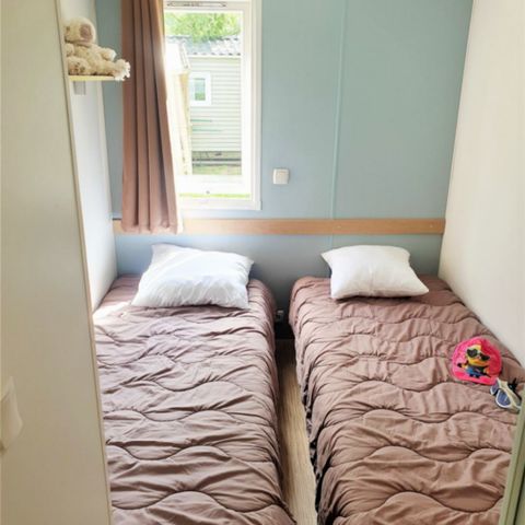 STACARAVAN 4 personen - Klassieke stacaravan met 2 slaapkamers voor 4 personen, airconditioning