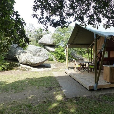 BUNGALOW TOILÉ 5 personnes - LODGE SAFARI sans sanitaires