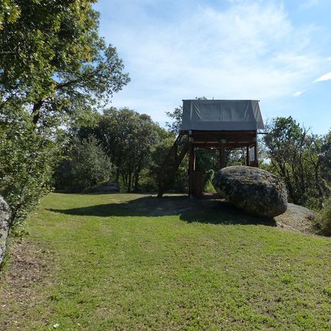 TENTE TOILE ET BOIS 2 personnes - BIVOUAC TENTE SMALL sans sanitaires