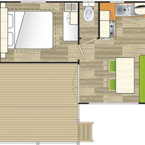 MOBILHOME 4 personas - LOGIA