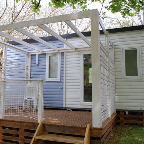 MOBILHOME 4 personnes - 25m2 + terrasse couverte