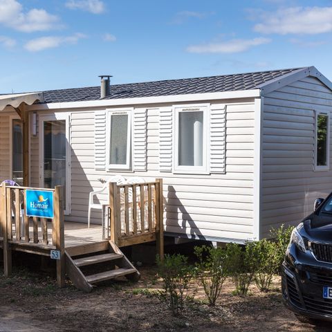 MOBILHOME 6 personnes - Mobil-home | Comfort | 3 Ch. | 6 Pers. | Terrasse surélevée | Clim.