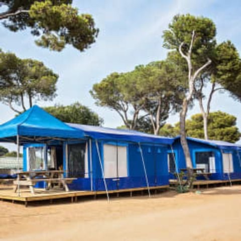 CANVAS AND WOOD TENT 5 people - Super Lodge Tent Cala Gogo (no sanitary facilities)