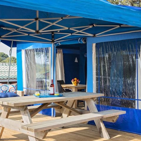 CANVAS AND WOOD TENT 5 people - Super Lodge Tent Cala Gogo (no sanitary facilities)