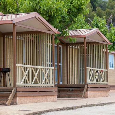 Bungalow 5 personen - 2 slaapkamers - 5 personen Halfoverdekt terras Klimaat