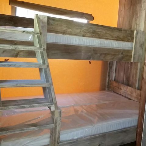 Zelt 4 Personen - LODGE 2 Zimmer mit Bad PMR