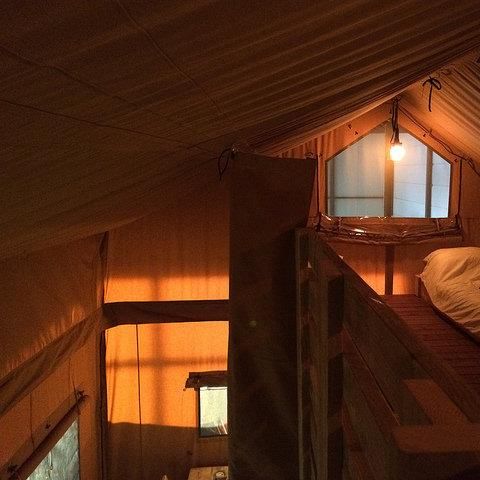 TENT 4 people - LOGGIA 2 bedrooms/mezzanine with bathroom