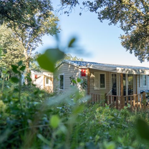 Stacaravan 4 personen - 2 slaapkamers 4 pers Halfoverdekt terras Airconditioning