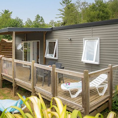 MOBILHOME 6 personnes - Comfort XL | 3 Ch. | 6 Pers. | Terrasse Couverte | Clim.