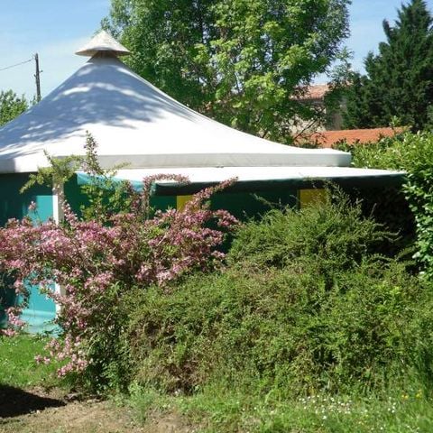 BUNGALOW DE LONA 5 personas - Bungalow Toilé Cerisier Standard 25m² - 2 habitaciones + Terraza cubierta 10m² 5 pers.