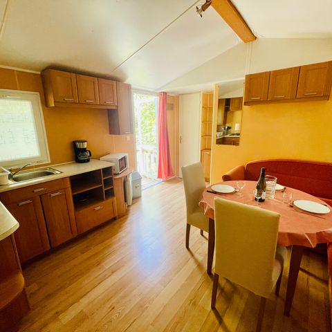 MOBILE HOME 4 people - Mobilhome Chêne Confort 30m² - 2 bedrooms + Covered terrace 14m² 4 pers.