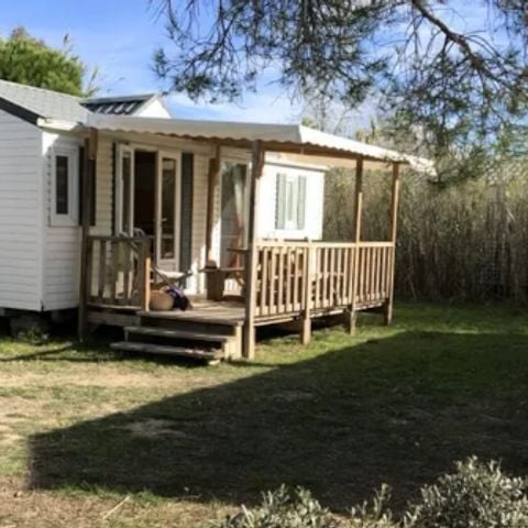 Mobilheim 6 Personen - Olivier mit Terrasse 2 Schlafzimmer