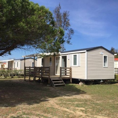 MOBILHOME 6 personnes - Camélia Confort Climatisation avec terrasse 3 chambres