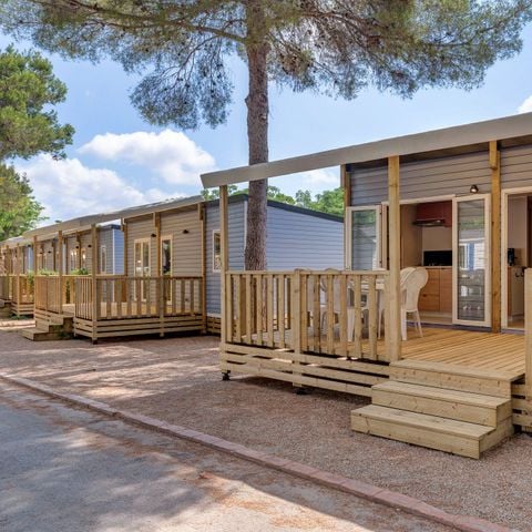 MOBILHOME 6 personnes - Mobil-home | Comfort XL | 2 Ch. | 4/6 Pers. | Terrasse surélevée | Clim.