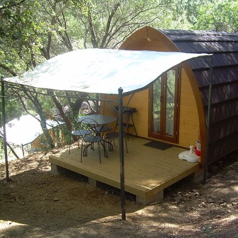 CHALET 4 personas - Chalet Insolite 19m² (1bed - 2 pers) - sin sanitarios + Aire acondicionado (S)