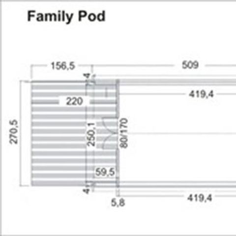 CHALET 4 personas - Chalet Insolite 19m² (1bed - 2 pers) - sin sanitarios + Aire acondicionado (S)