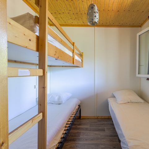 CHALET 5 personnes - Chalet Confort Clim - 2 chambres - 4/5 personnes