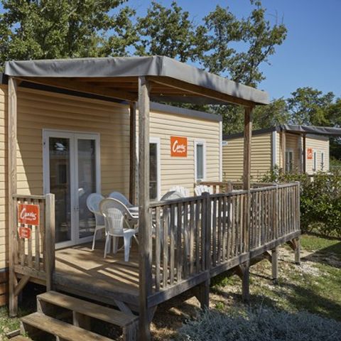 MOBILHOME 6 personnes - Comfort | 2 Ch. | 4/6 Pers. | Terrasse surélevée | Clim.