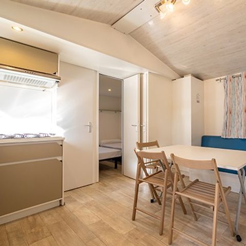 Stacaravan 6 personen - Comfort | 3 slaapkamers | 6 pers | Verhoogd terras | Airconditioning