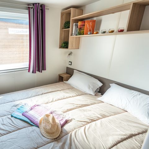 MOBILHOME 6 personnes - Comfort | 3 Ch. | 6 Pers. | Terrasse surélevée | Clim.