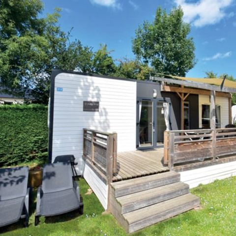 Stacaravan 8 personen - Mobile-home | Premium | 3 slaapkamers | 6/8 pers. | Verhoogd terras | Air-con.