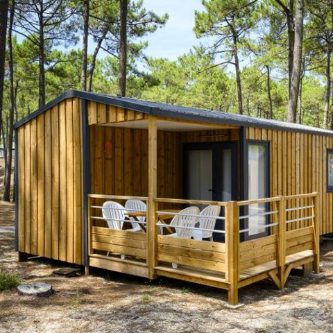 Stacaravan 4 personen - COTTAGE PREMIUM 4 personen 2 slaapkamers