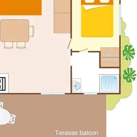 MOBILHOME 6 personas - Mobil-home | Classic XL | 2 Dormitorios | 4/6 Pers. | Terraza