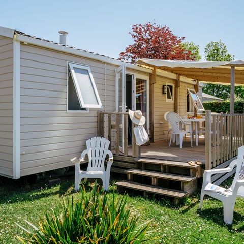 MOBILHOME 6 personnes - Comfort XL | 3 Ch. | 6 Pers. | Terrasse surélevée