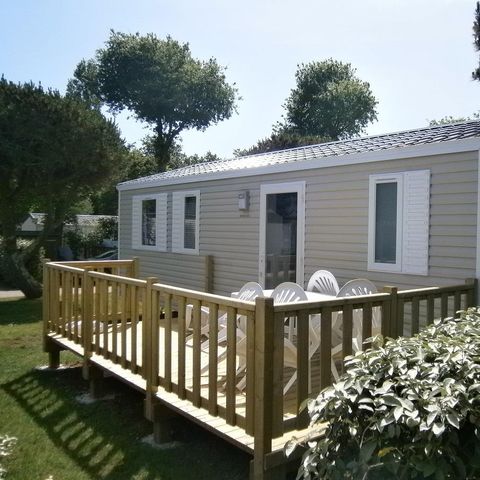 MOBILE HOME 6 people - 3 bedrooms - wooden terrace - TV - 6 pers