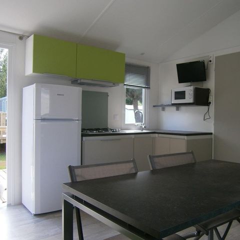 MOBILE HOME 6 people - 3 bedrooms - wooden terrace - TV - 6 pers