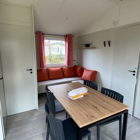 MOBILHEIM 4 Personen - CONFORT 27 m² - 2 Schlafzimmer - überdachte Terrasse - TV - -.